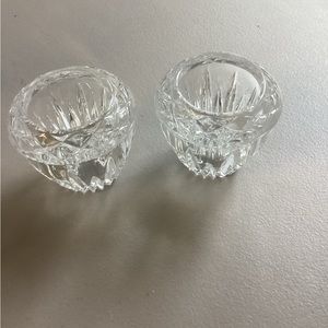 Crystal votive holders
